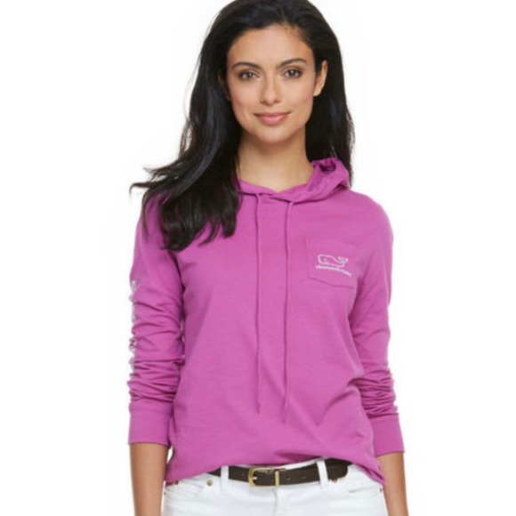 vineyard vines long sleeve hoodie tee